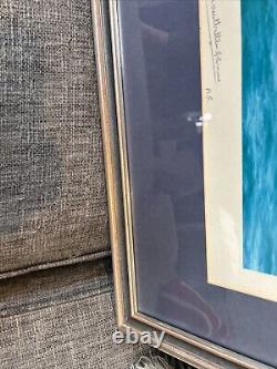 HMS Kelly Framed Print Signed By Lord Mountbatten & Robert Taylor 1304/2000