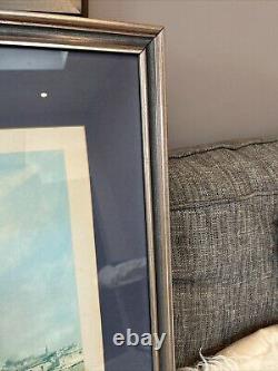 HMS Kelly Framed Print Signed By Lord Mountbatten & Robert Taylor 1304/2000
