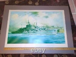 HMS Kelly ROBERT TAYLOR Signed & Numbered Ltd ED Print Mint With Certificate