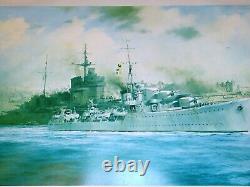 HMS Kelly ROBERT TAYLOR Signed & Numbered Ltd ED Print Mint With Certificate