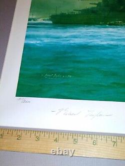 HMS Kelly ROBERT TAYLOR Signed & Numbered Ltd ED Print Mint With Certificate