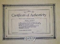 HMS Kelly ROBERT TAYLOR Signed & Numbered Ltd ED Print Mint With Certificate