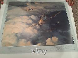 HORRIDO! By Robert Taylor Signed by 10 Luftwaffe Generals Aviation Art SOLDOUT