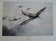 Head On Attack By Robert Taylor Withcoa One Pilot Signature Print