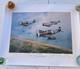 Hell Hawks Over Utah, Robert Taylor Aviation Art Signed By D-day Fighter Pilots