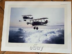 High Patrol Numbered Print 21x27 Robert Taylor & Sir Thomas Sopwith Signed