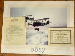 High Patrol Numbered Print 21x27 Robert Taylor & Sir Thomas Sopwith Signed