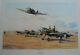Hunters In The Desert By Robert Taylor Withcoa 4 Pilots Signatures