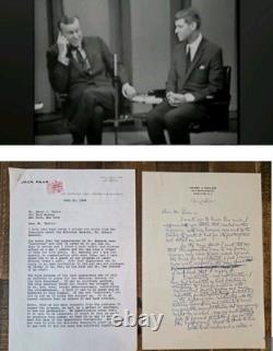 Jack Parr Signed Letter Regarding Robert F. Kennedy Appearance On His TV Program