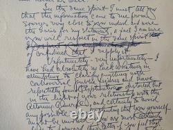 Jack Parr Signed Letter Regarding Robert F. Kennedy Appearance On His TV Program
