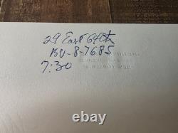 Jack Parr Signed Letter Regarding Robert F. Kennedy Appearance On His TV Program