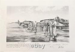 Jet Hunters by Robert Taylor. Pilot's Edition, two prints with TWELVE signatures