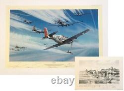 Jet Hunters by Robert Taylor, Special Edition, two prints with TWENTY signatures