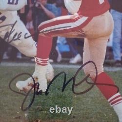 Joe Montana Lawrence Taylor Signed Autographed Signed Photo COA HOF 8x10