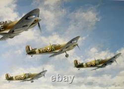 John Young INSPIRATION Spitfire 20 SIGNATURE RAF Battle of Britain Aviation Art