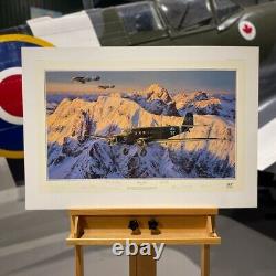 Ju52'SPECIAL DUTIES' Art Print by Robert Taylor Signed by WW2 Luftwaffe Pilots