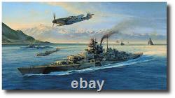 Knights Move by Robert Taylor Battleship Tirpitz -WWII Naval Artwork Decor