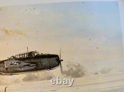 LOW HOLDING OVER SAN JACINTO by Robert Taylor, Signed George H. W. Bush 535/1000