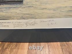 LOW HOLDING OVER SAN JACINTO by Robert Taylor, Signed George H. W. Bush and Others