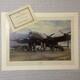 Lancaster Bomber Print Operations On Robert Taylor Signed Arthur T Harris Coa