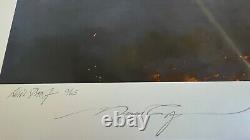 Lancaster Under Attack Robert Taylor AP Print with Air Combat Paintings V4 Book