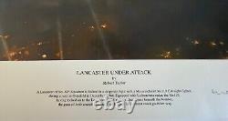 Lancaster Under Attack Robert Taylor AP Print with Air Combat Paintings V4 Book