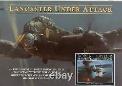 Lancaster Under Attack Robert Taylor AP Print with Air Combat Paintings V4 Book