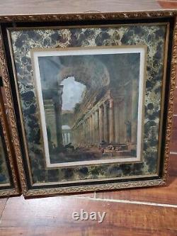 Large Vintage The Old Temple by Robert Hubert Reproduction Taylor