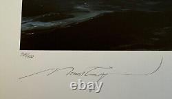 Launch Against the Bismarck Robert Taylor LE Print with Maritime Paintings Book