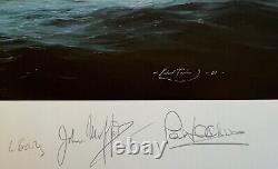 Launch Against the Bismarck Robert Taylor LE Print with Maritime Paintings Book