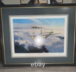 Lightning Strike by Robert Taylor aviation Lithograph Signed by Pilots