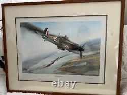 Lithograph BATTLE OF BRITAIN VC by ROBERT TAYLOR