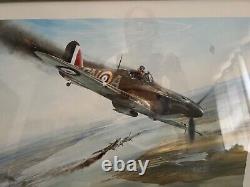 Lithograph BATTLE OF BRITAIN VC by ROBERT TAYLOR