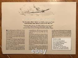 Lithograph Combat Over London By Robert Taylor 6 British Ace Battle Of Britain
