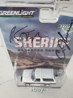 Longmire Greenlight 1/64 Diecast Sheriff Bronco Autographed Robert Taylor