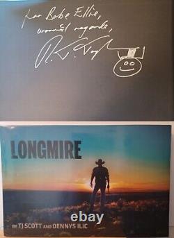 Longmire SIGNED by Robert Taylor & Adam Bartley Hardcover Photography RARE 2017