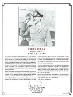 Luftwaffe Profile Album with 24 original WWII Luftwaffe Aces Autographs