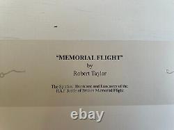MEMORIAL FLIGHT' PRINT by ROBERT TAYLOR (Multi-Signed)