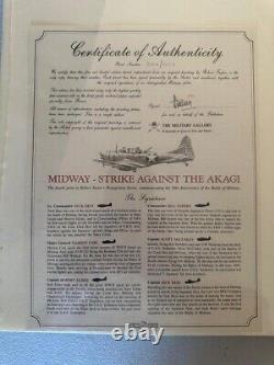 MIDWAY-STRIKE AGAINST THE AKAGI ROBERT TAYLOR Sign & Numbered Ltd ED Prt