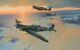 Midwinter Dawn By Robert Taylor Signed By Johnnie Johnson & Ww2 Spitfire Pilots