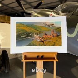 MUSTANGS ON THE PROWL- P51 Mustang Art Print by Robert Taylor