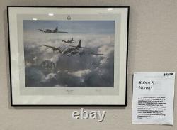Memphis Belle Painting By Robert Taylor Autographed By WWII Robert Morgan
