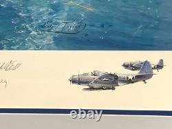 Midway Strike Against the Akagi by Robert Taylor Ltd Ed Print 460/1250