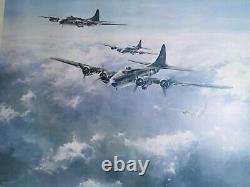Military Aviation Art Prints Robert Taylor Memphis Belle Signed Bob Morgan Pilot
