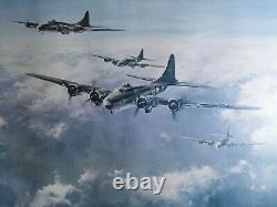 Military Aviation Art Prints Robert Taylor Memphis Belle Signed Bob Morgan Pilot