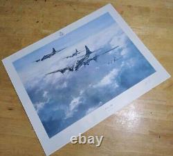 Military Aviation Art Prints Robert Taylor Memphis Belle Signed Bob Morgan Pilot