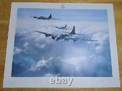 Military Aviation Art Prints Robert Taylor Memphis Belle Signed Bob Morgan Pilot