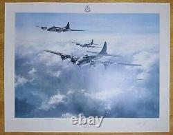 Military Aviation Art Prints Robert Taylor Memphis Belle Signed Bob Morgan Pilot