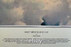 Most Memorable Day Robert Taylor 3rd Galland Trilogy Print and Pencil Sketch