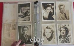 Movie Star Fan Signed Photos 1930's 1940's Postcards Lucille Ball Henry Fonda